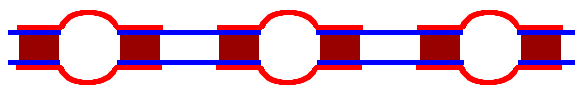 Modern derailleur chain
