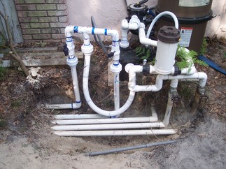 As built from front, still excavated