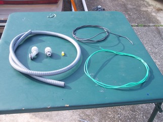 Electrical fittings, contuit and wiring